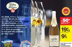 Carrefour A.o.p. menetou-salon domaine du grand brussy reflets de france offre
