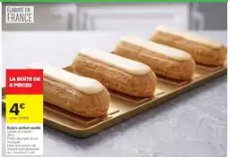 Carrefour Eclairs parfum vanille offre