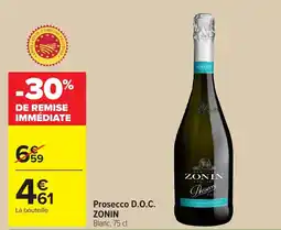 Carrefour Prosecco d.o.c. zonin offre