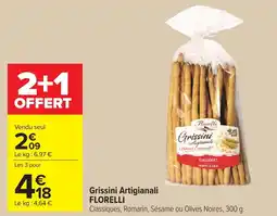 Carrefour Grissini artigianali florelli offre