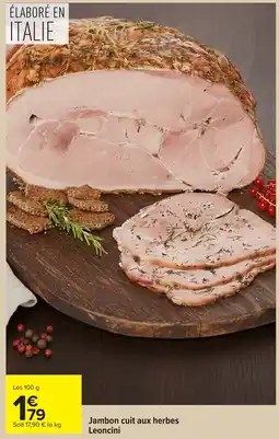 Carrefour Jambon cuit aux herbes offre