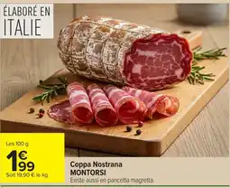 Carrefour Coppa nostrana montorsi offre