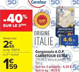 Carrefour Gorgonzola a.o.p. carrefour extra offre