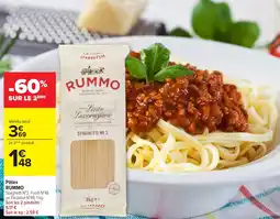 Carrefour Pâtes RUMMO offre