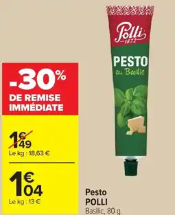 Carrefour Pesto polli offre