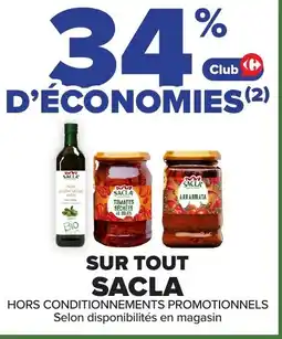Carrefour SUR TOUT SACLA offre