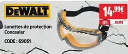 Screwfix Dewalt Lunettes de protection Concealer offre