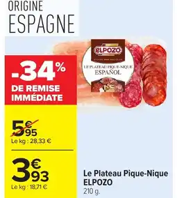Carrefour Le Plateau Pique-Nique ELPOZO offre