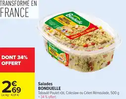 Carrefour Salades bonduelle offre