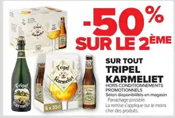 Carrefour SUR TOUT TRIPEL KARMELIET offre