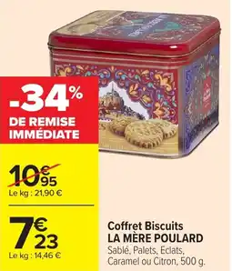 Carrefour Coffret biscuits la mère poulard offre