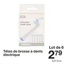 Zeeman Têtes de brosse à dents électrique offre