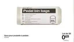 Zeeman Sacs pour poubelle à pédale offre