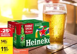 Carrefour Bière format spécial heineken offre