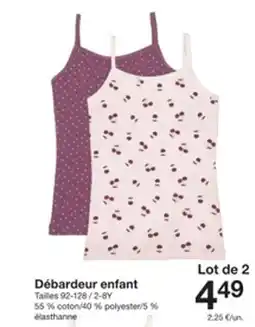 Zeeman Débardeur enfant offre