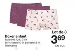 Zeeman Boxer enfant offre