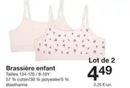 Zeeman Brassière enfant offre