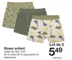 Zeeman Boxer enfant offre