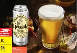 Carrefour Bière LA GOUDALE offre