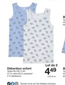Zeeman Débardeur enfant offre