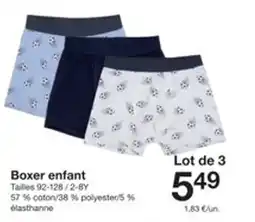 Zeeman Boxer enfant offre
