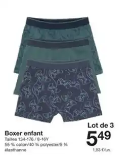 Zeeman Boxer enfant offre