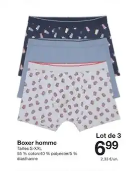 Zeeman Boxer homme offre