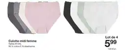 Zeeman Culotte midi femme offre