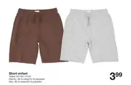 Zeeman Short enfant offre