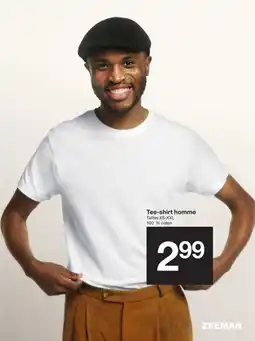 Zeeman Tee-shirt homme offre