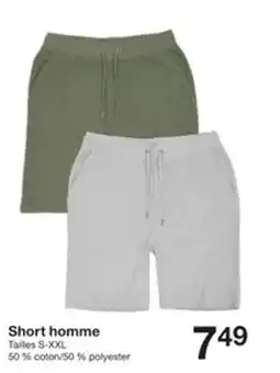 Zeeman Short homme offre