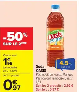 Carrefour Soda OASIS offre