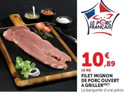 U Express Filet mignon de porc ouvert a griller offre