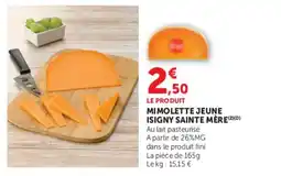 U Express Mimolette jeune isigny sainte mère offre