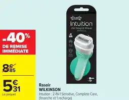 Carrefour Rasoir wilkinson offre