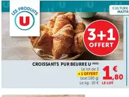 U Express U Croissants pur beurre offre