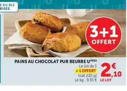 U Express U Pains au chocolat pur beurre offre