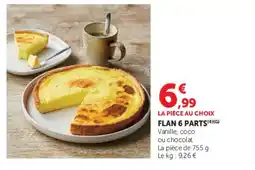 U Express Flan 6 parts offre