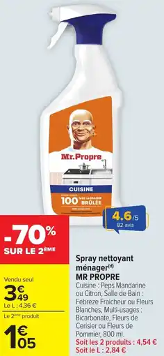 Carrefour Spray nettoyant ménager offre