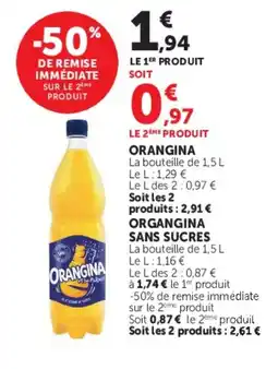U Express ORANGINA offre