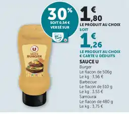 U Express U Sauce offre