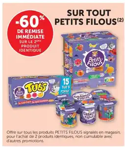U Express PETITS FILOUS offre