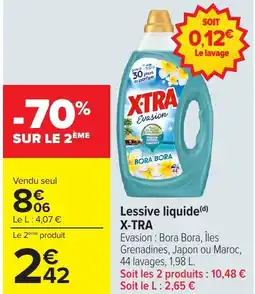 Carrefour Lessive liquide x-tra offre