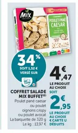 U Express MIX BUFFET Coffret salade offre