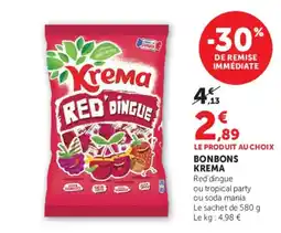 U Express KREMA Bonbons offre