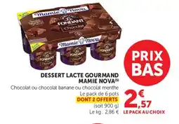 U Express MAMI NOVA Dessert lacte gourmand offre