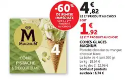 U Express MAGNUM Cones glaces offre