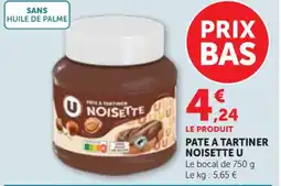 Maximarché U Pate a tartiner noisette offre