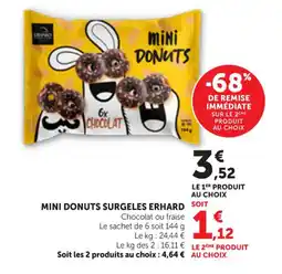 Maximarché ERHARD Mini donuts surgeles offre