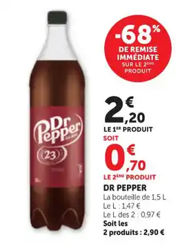 Maximarché DR PEPPER offre